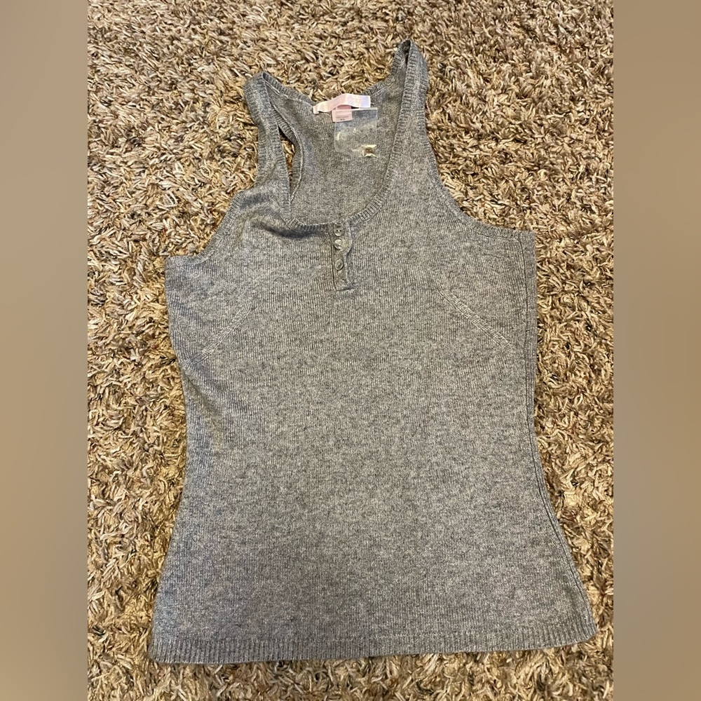 VS cozy cashmere and silk lounge tank - size xs